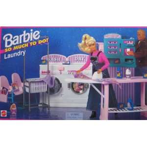  Barbie So Much To Do Laundry Playset (1995 Arcotoys 