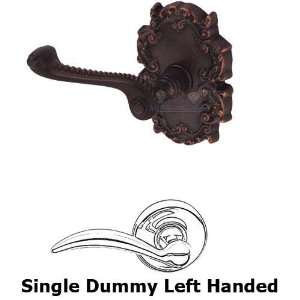   left handed lever with victorian rosette in oil rubb