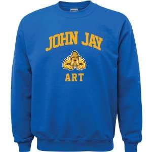 John Jay College of Criminal Justice Bloodhounds Royal Blue Youth Art 