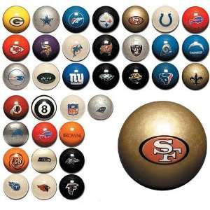  San Francisco 49ers NFL Billiard Balls