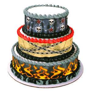 Rock Star Edible Cake Image Design Print  