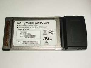   PCMCIA CARD NEW A/B/G 2.4Ghz 802.11g CAMEO TR2001 DELL HP IBM  
