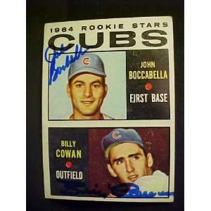  John Boccabella & Billy Cowan Chicago Cubs Rookie Stars 