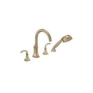  Moen TS964BB ICON Brushed bronze two handle high arc roman 