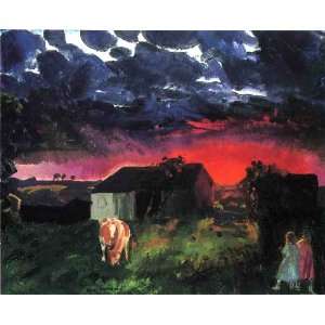     George Wesley Bellows   24 x 20 inches   Red Sun