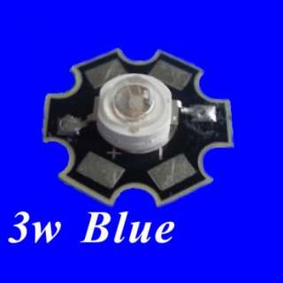 5x Blue 3W LED Lamp Prolight Star 90L High Power  