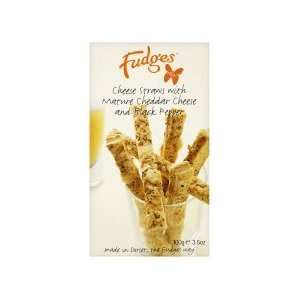 Fudges Cheese And Black Pepper Straws 100G x 4  Grocery 