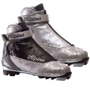  Alpina Eve 30T Cross Country Ski Boot (Silver/Silver 