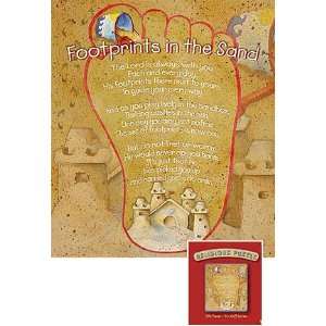  Footprints in the Sand 100 Piece Religious Puzzle 