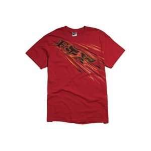  Fox Racing Youth Showdown T Shirt   Youth Large/Red 