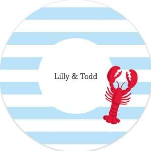  Boatman Geller   Personalized Plates (Stripe Lobster 