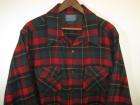 Vintage PENDLETON Wool FLAP POCKET Plaid ROCKABILLY Dress Shirt XL USA 