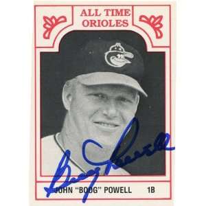  Boog Powell Autographed/Signed Card