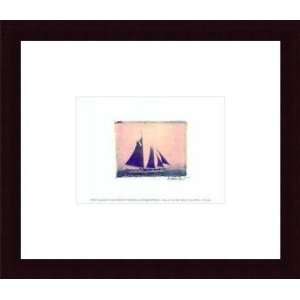   Tall Ships I   Artist Tulla Booth  Poster Size 6 X 8