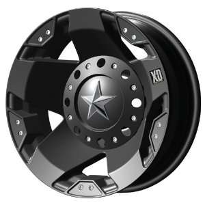 17x6 KMC XD Rockstar (Matte Black) Wheels/Rims 8x200 (XD77576082794N)