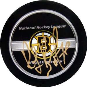  Ray Bourque Autographed Current Style Bruins Puck Sports 