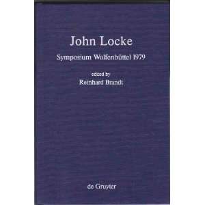 John Locke. [Symposium Wolfenbüttel 1979].