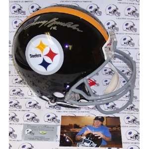  Signed Terry Bradshaw Helmet   Authentic   Autographed NFL 