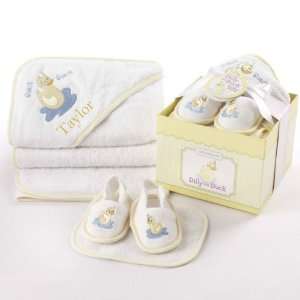 Dilly the Duck Four Piece Bath Time Gift Set Baby