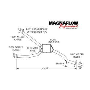 MagnaFlow Direct Fit Catalytic Converters   80 87 Subaru Brat 1.8L H4