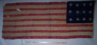 RARE 18 Star Louisiana Statehood Flag 1812 only 2 known  