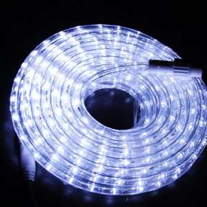  Outdoor and Indoor 30 Feet White LED Rope Light