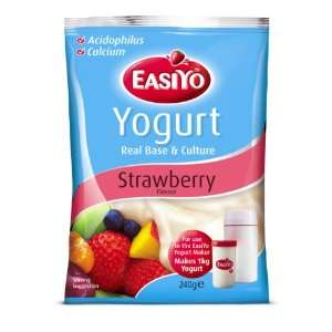  EasiYo Sweet Strawberry Yogurt Base and Culture, 8.47 