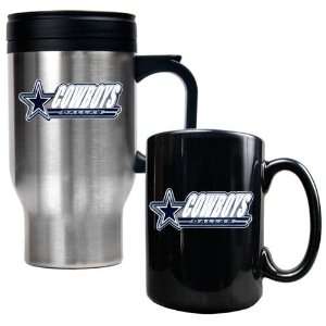  Dallas Cowboys Travel Mug & Ceramic Mug set Sports 
