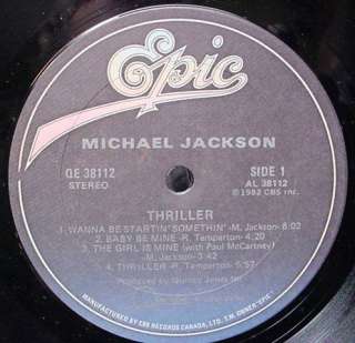 Vintage Michael Jackson Record THRILLER & JACKSON 5  