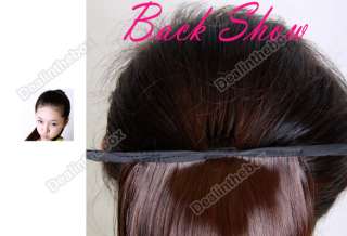   and Smooth Ponytail Long Straight Hair Piece wig Hairpiece  