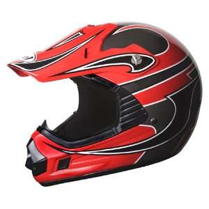  Fuel MX3 Red X Large Adult Off Road Helmet Automotive