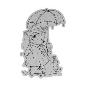  Penny Black Cling Rubber Stamp 4X6 Sunshine In The Rain 