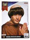 Monk Costume Wig Bald With Hair Wig
