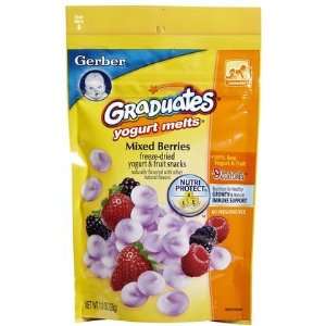 Gerber Graduates Yogurt Melts Snacks  Mixed Berry (Quantity of 5)