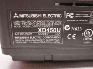 Mitsubishi XD450U DLP Home Theater Projector AS IS *  