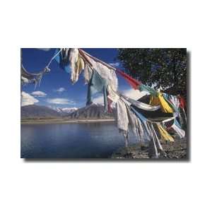  Prayer Flags Yarlung Tsangpo River Central Tibet Giclee 