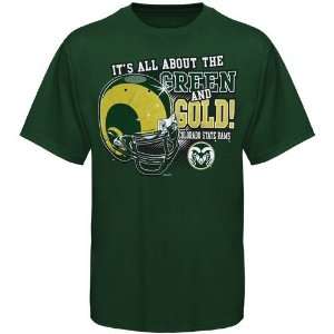  NCAA Colorado State Rams Green All About Green & Gold T 