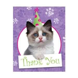 Kitty Cat Thank You Cards Case Pack 3