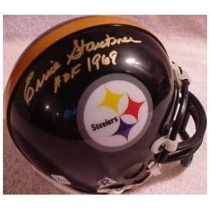Ernie Stautner autographed Football Mini Helmet (Pittsburgh Steelers)