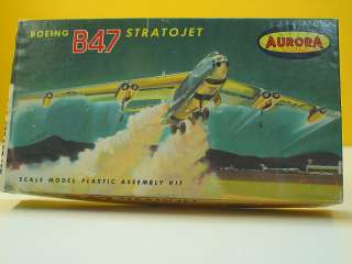 LOT (4) Vintage AURORA Airplane Model Kit BOXES C9 10  