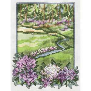  Golf Course Counted Cross Stitch Kit Arts, Crafts 