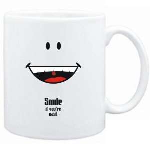    Mug White  Smile if youre vast  Adjetives