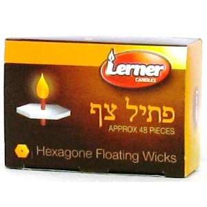  Floating Wicks Hexagone   For Shabbos & Chanukah, 48 Ct. 1 