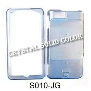  PHONE COVER FOR MOTOROLA DROID X MB810 CRYSTAL SOLID SMOKE 