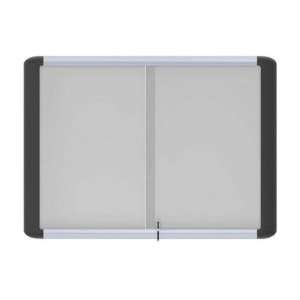  Dry Erase Board, Enclosed, Magnetic, 3x4, White Office 
