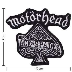 3pcs Motorhead Music Band Logo I Embroidered Iron on Patches Kid Biker 