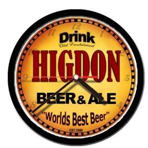  HIGDON beer and ale cerveza wall clock 