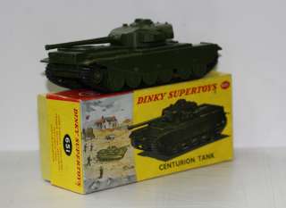 MILITARY DINKY TOYS 651 CENTURION TANK LATE ISSUE GLOSS WITH MATT BASE 