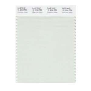  PANTONE SMART 12 6208X Color Swatch Card, Phantom Green 