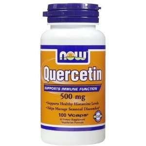  NOW Foods   Quercetin 500 mg 100 vcaps (Pack of 2) Health 